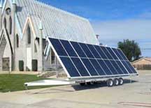 Mobile solar generator
